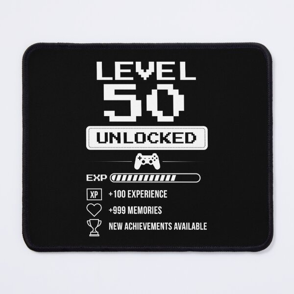 Item preview, Level 50 Unlocked birthday gift designed and sold by NumbersFort.