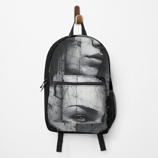 Item preview, Surreal Architectural Portrait Geometric Drawing designed and sold by UrbanPrts.