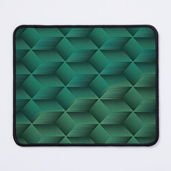 Item preview, Geometric Pattern with Textured Diamond Shapes in Varying Shades of Deep Teal and Aqua Green designed and sold by Matt_Smith.