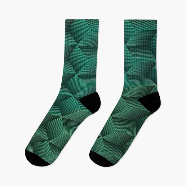 Item preview, Geometric Pattern with Textured Diamond Shapes in Varying Shades of Deep Teal and Aqua Green designed and sold by Matt_Smith.