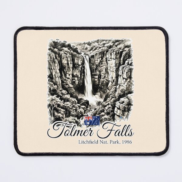 Item preview, Tolmer Falls Litchfield Vintage Charcoal designed and sold by EvergreenPark - Tee Studio.