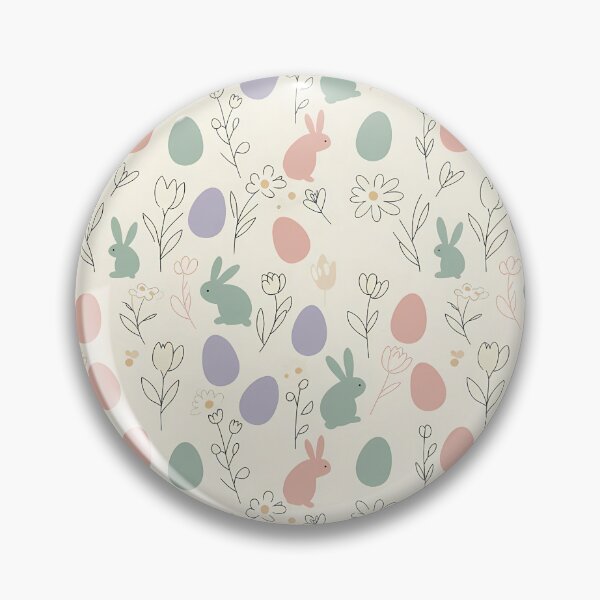 Item preview, Floral pattern with easter eggs designed and sold by Ruchi73.