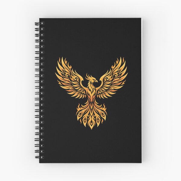 Item preview, Flaming Phoenix Vector Illustration | Fire Bird Fantasy Art | Mythical Phoenix Design designed and sold by StickerHavenn.