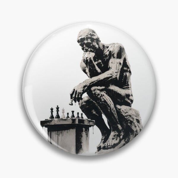 Item preview, The chess Thinker Graffiti designed and sold by Joako Zeta.