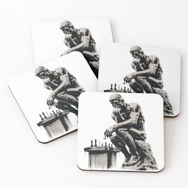 Item preview, The chess Thinker Graffiti designed and sold by Joako Zeta.