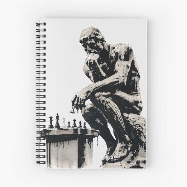 Item preview, The chess Thinker Graffiti designed and sold by Joako Zeta.