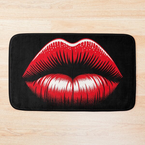 Item preview, Red Lips – Pop Art Glow designed and sold by Rocket&Stars.