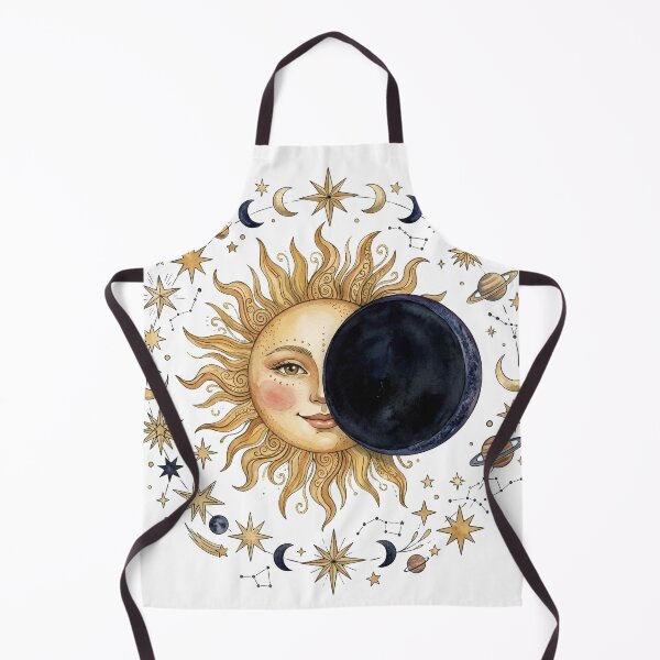 Item preview, Celestial Sun and Moon Eclipse Mandala designed and sold by GaflariDesign.