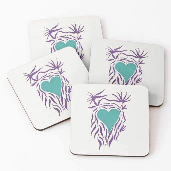 Item preview, Amulet of the Sacred Heart - Canvas designed and sold by energyoflove333.