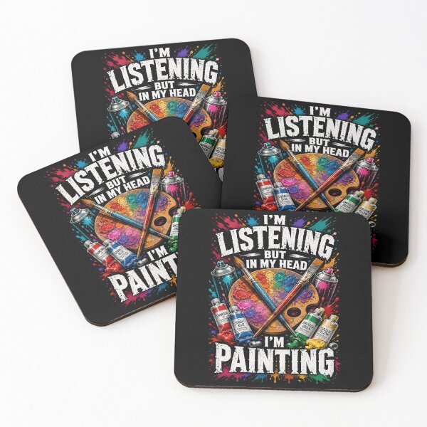 Item preview, I'm Listening But in My Head Im Painting Painter designed and sold by will freed18.