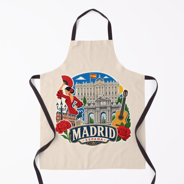 Item preview, Madrid, Spain Landmarks and Flamenco Dancer designed and sold by Myra365Art.