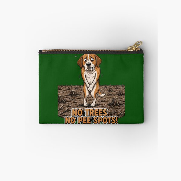Item preview, No Trees... No Pee Spots! Funny Dog Environmental Humor designed and sold by Alpine-Ink.