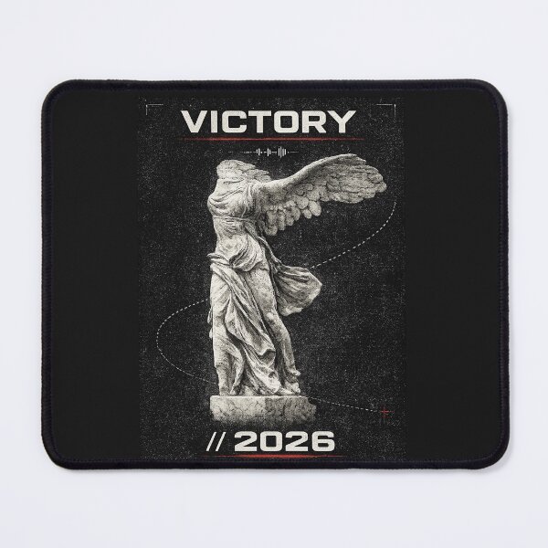 Item preview, Victory 2026 – Winged Goddess Classical Statue Design designed and sold by Arrow2025.