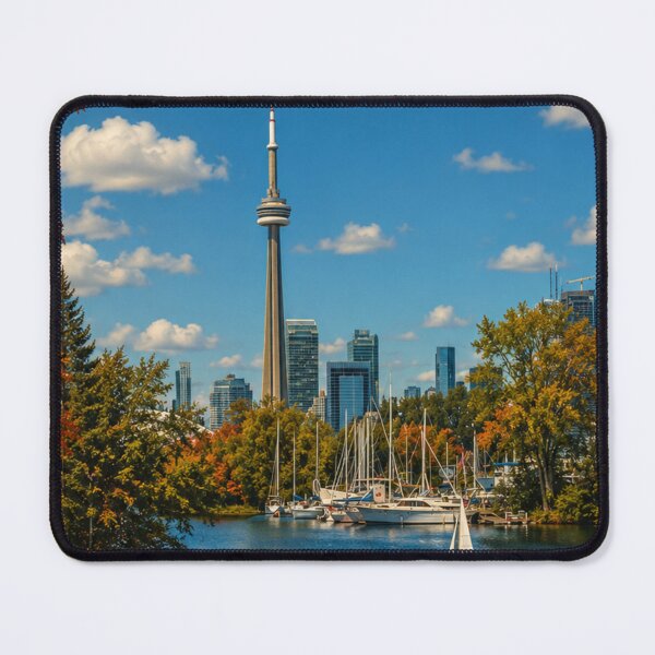 Item preview, Lake Ontario Toronto Autumn Art Poster designed and sold by greatlakesimage.