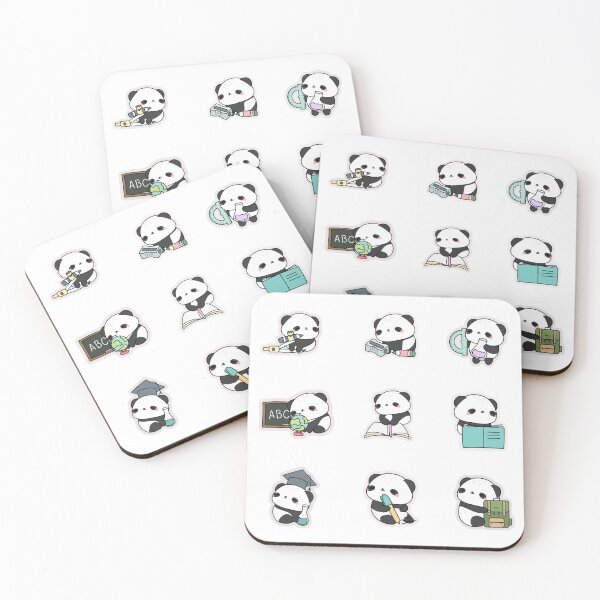 Item preview, Cute Back To School Panda Stickers designed and sold by KAWAII STUDIO NB.