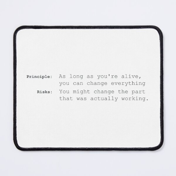 Item preview, Crisis Of Meaning Life Change Typography Poster designed and sold by drTerrens.
