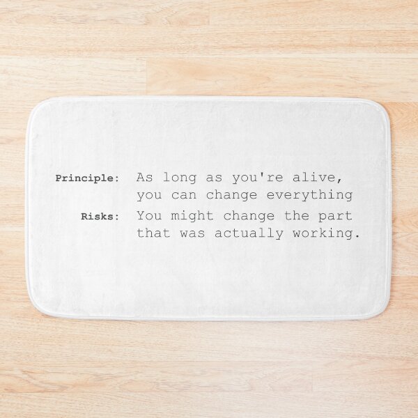 Item preview, Crisis Of Meaning Life Change Typography Poster designed and sold by drTerrens.