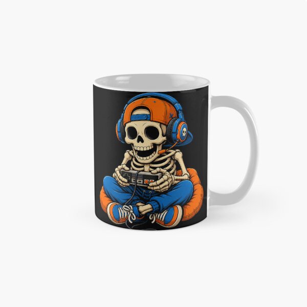 Item preview, Halloween Skeleton Gamer Video Gaming Funny Gaming Skeleton designed and sold by will freed18.