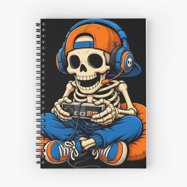 Item preview, Halloween Skeleton Gamer Video Gaming Funny Gaming Skeleton designed and sold by will freed18.