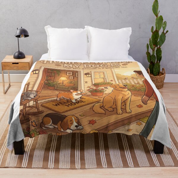Item preview, Home Is Where My Dog Is | Heartwarming Dog Lover Design | Cozy Pet Family Illustration | Premium Lifestyle Graphic designed and sold by SAJ Design Studio.