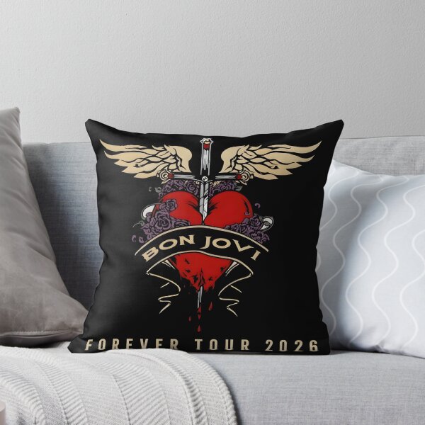 Item preview, Bon Jovi Forever Tour 2026 Vintage Rock Concert Graphic T-Shirt designed and sold by defvulan.