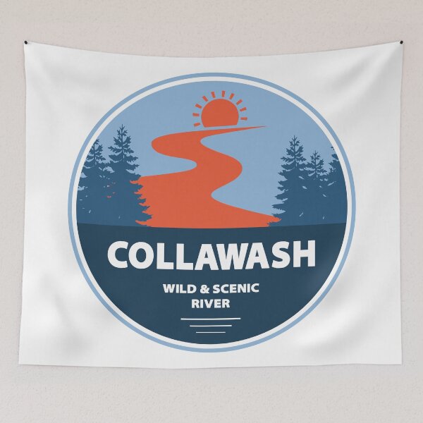 Item preview, Collawash Wild And Scenic River Oregon designed and sold by Esskay Designs.