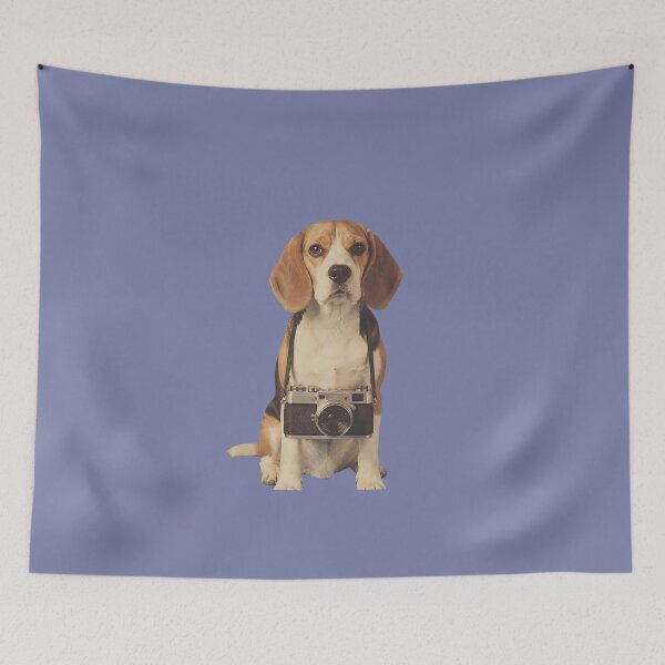 Item preview, Vintage Camera Beagle – Retro Adventure Dog Illustration designed and sold by ManggaeJM.