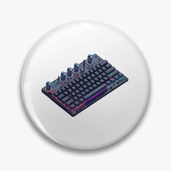 Item preview, Cyberpunk Custom Mechanical Keyboard Vacuum Tubes RGB designed and sold by ByKayaPrints.