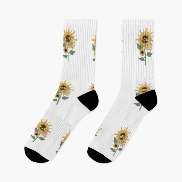 Item preview, Retro Sunflower - Growth Is Silent Victory designed and sold by Dzblack.