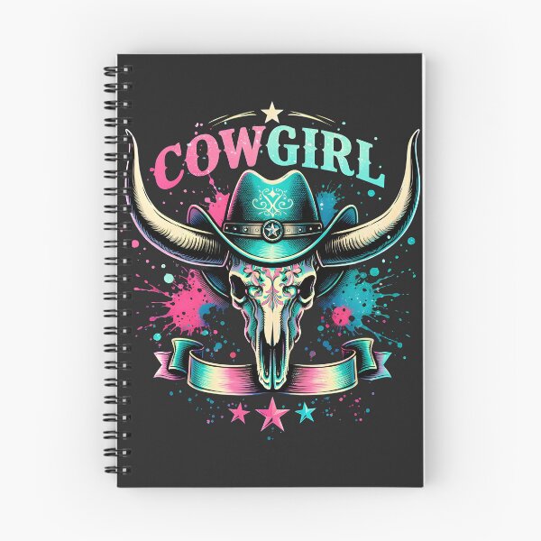 Item preview, Retro Western Cowgirl Longhorn Skull designed and sold by legendaryskins.