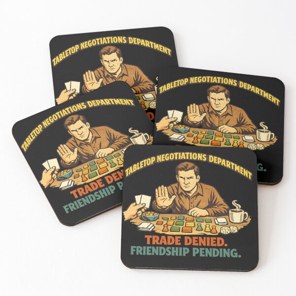 Item preview, Tabletop Negotiations Department Funny Board Game Night designed and sold by Concrete Coffee Studio.