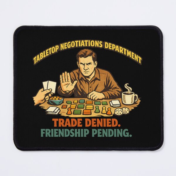 Item preview, Tabletop Negotiations Department Funny Board Game Night designed and sold by Concrete Coffee Studio.