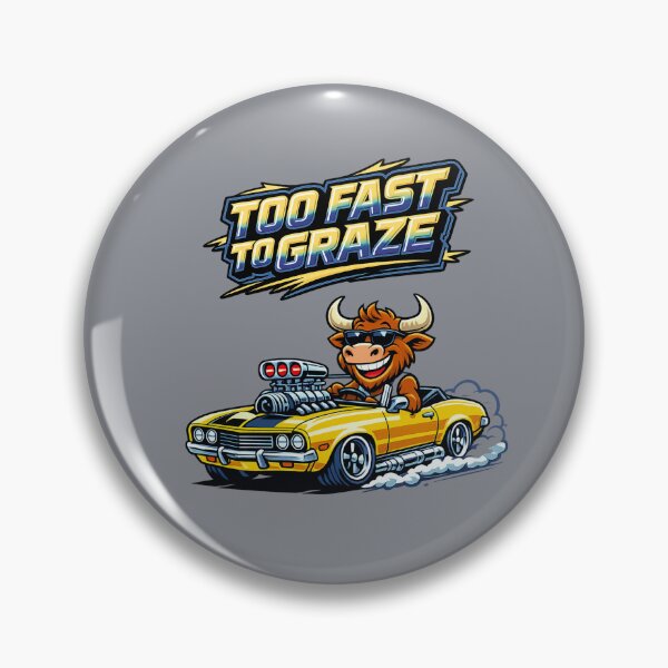Item preview, Too Fast to Graze – Funny Moose Muscle Car designed and sold by Aimetoi.