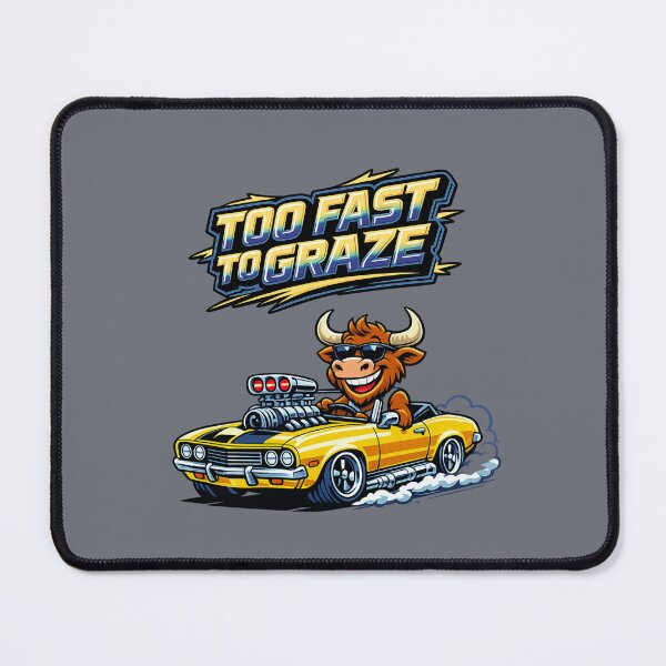 Item preview, Too Fast to Graze – Funny Moose Muscle Car designed and sold by Aimetoi.