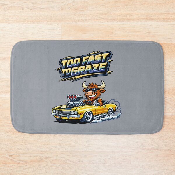 Item preview, Too Fast to Graze – Funny Moose Muscle Car designed and sold by Aimetoi.