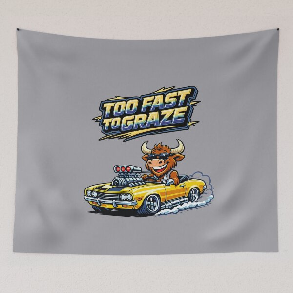 Item preview, Too Fast to Graze – Funny Moose Muscle Car designed and sold by Aimetoi.