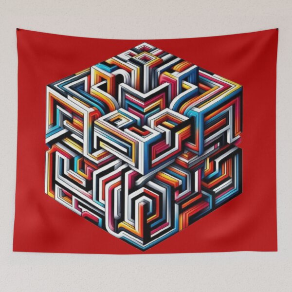 Item preview, Chromatic Labyrinth – Infinite Cube designed and sold by Catfcreations.
