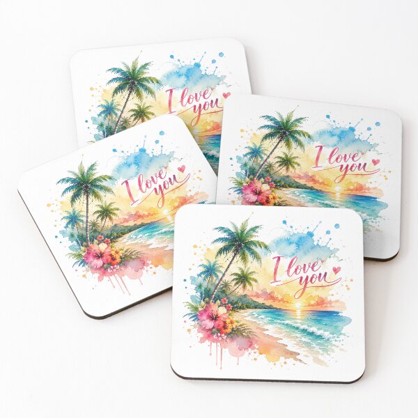Item preview, Tropical Promise at Sunset designed and sold by BlissBlvdShop.