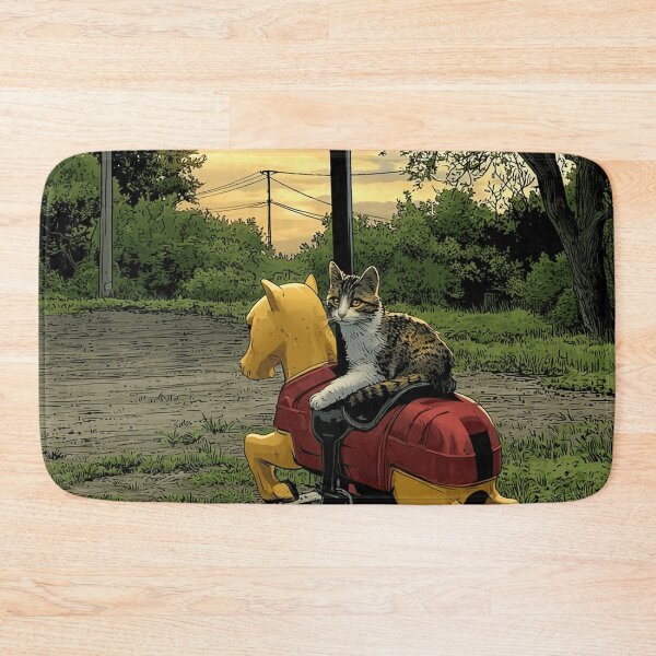Item preview, Cat and toy horse. designed and sold by ArtifactsLab.