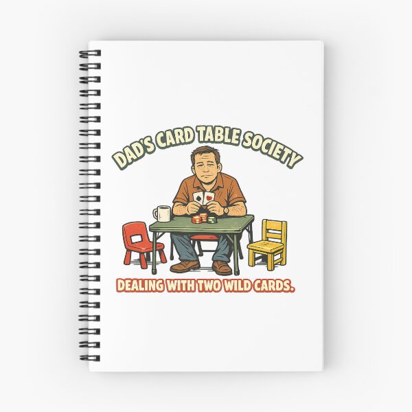 Item preview, Dad’s Card Table Society – Funny Father of Two Poker Dad Gift designed and sold by Concrete Coffee Studio.