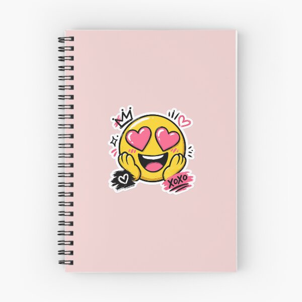 Item preview, Heart Eyes Smiley XOXO Sticker designed and sold by AuudiVasustudio.