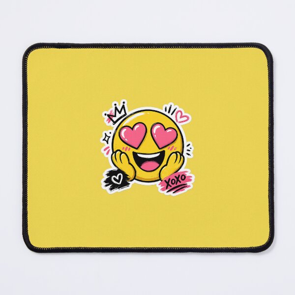 Item preview, Heart Eyes Smiley XOXO Sticker designed and sold by AuudiVasustudio.
