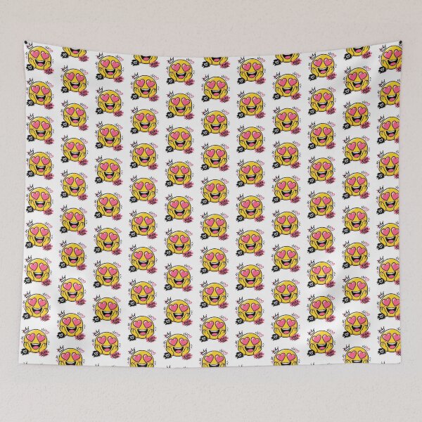 Item preview, Heart Eyes Smiley XOXO Sticker designed and sold by AuudiVasustudio.