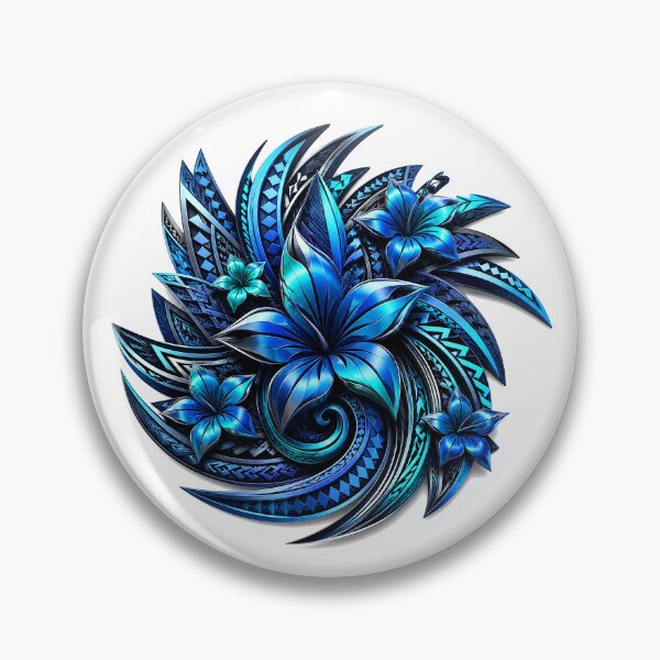 Item preview, Azure Warrior Bloom: Pacific Strength in Motion designed and sold by BlissBlvdShop.
