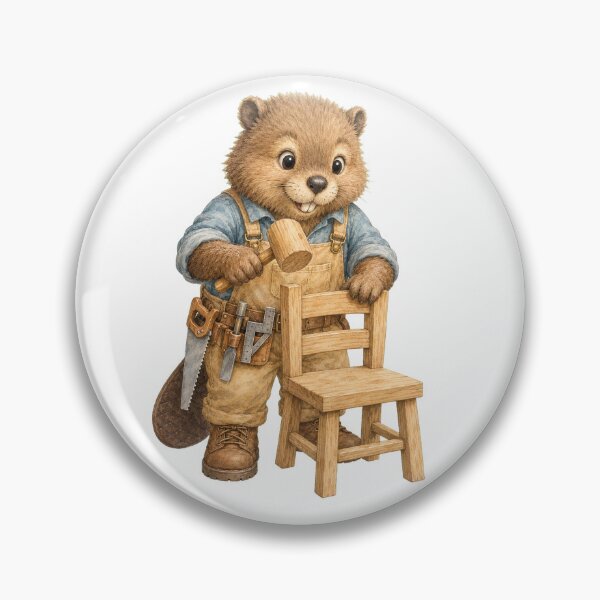 Item preview, Cute Beaver Carpenter designed and sold by photoparadise22.