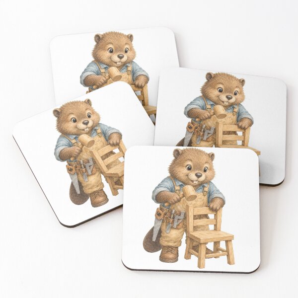 Item preview, Cute Beaver Carpenter designed and sold by photoparadise22.