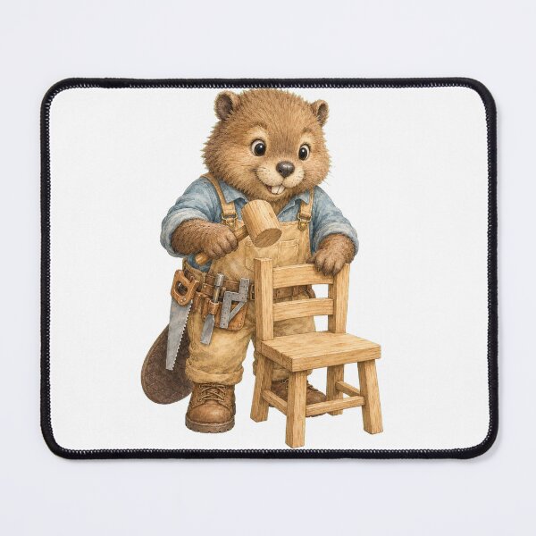 Item preview, Cute Beaver Carpenter designed and sold by photoparadise22.