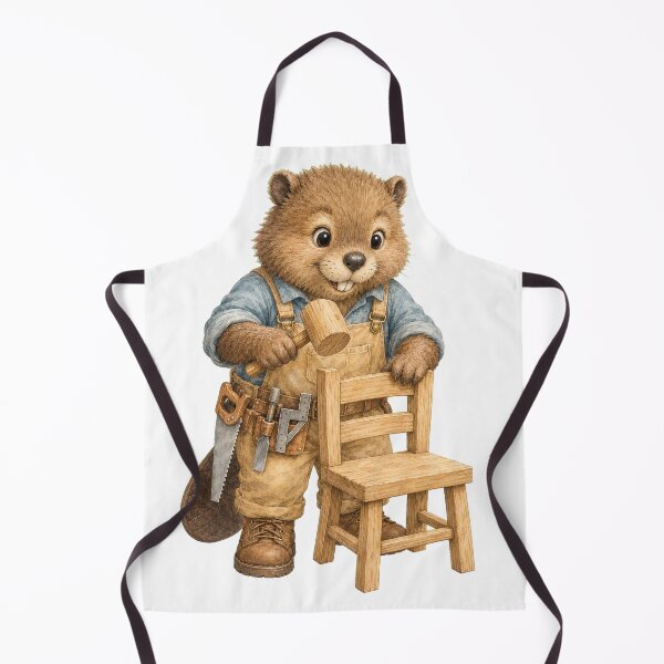 Item preview, Cute Beaver Carpenter designed and sold by photoparadise22.