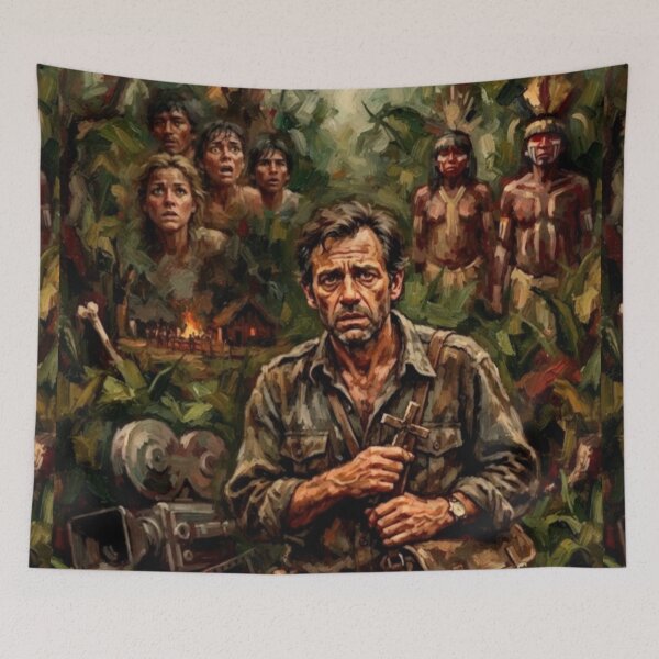 Item preview, Cannibal Holocaust Cult Horror Fine Art Tribute designed and sold by Art's Diner.