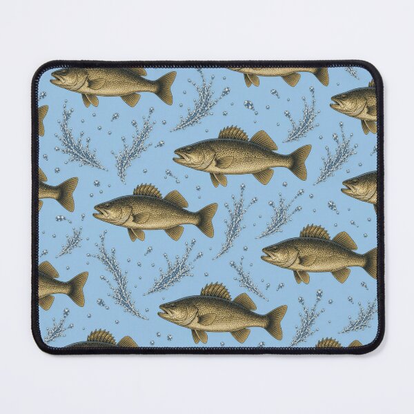 Item preview, Gone Fishing with Walleye Fish designed and sold by cbfineart.